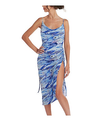 Robe estivale mi-longue à fines bretelles Indonesia