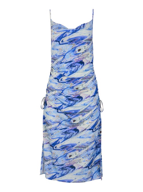 Robe estivale mi-longue à fines bretelles Indonesia - Kiabi