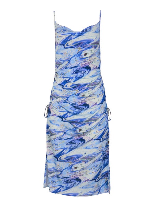 Robe estivale mi-longue à fines bretelles Indonesia - Kiabi