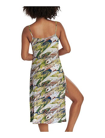 Robe estivale mi-longue à fines bretelles Indonesia