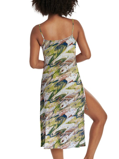 Robe estivale mi-longue à fines bretelles Indonesia - Kiabi