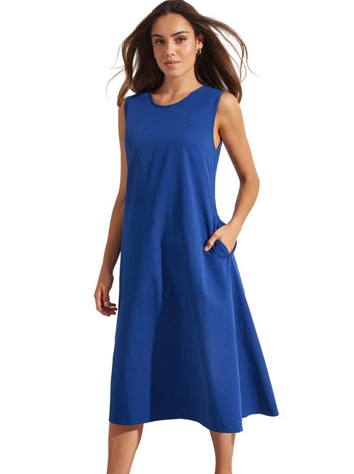 Robe estivale mi-longue sans manches BOREALIS - Kiabi Robe estivale mi-longue sans manches BOREALIS - Kiabi
