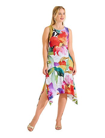Robe estivale mi-longue sans manches ROMA