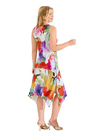 Robe estivale mi-longue sans manches ROMA
