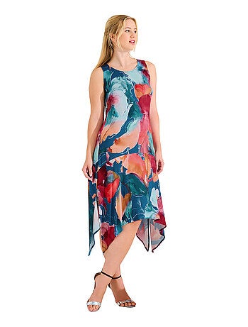 Robe estivale mi-longue sans manches ROMA
