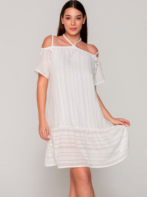 Robe estivale midi épaules tombantes PRAISE - Kiabi