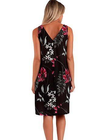 Robe estivale sans manches Brown Style