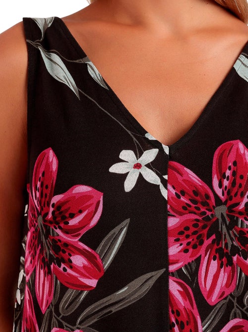 Robe estivale sans manches Brown Style - Kiabi