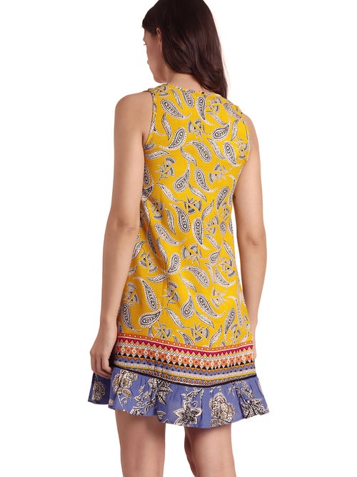 Robe estivale sans manches Hippy Beach - Kiabi