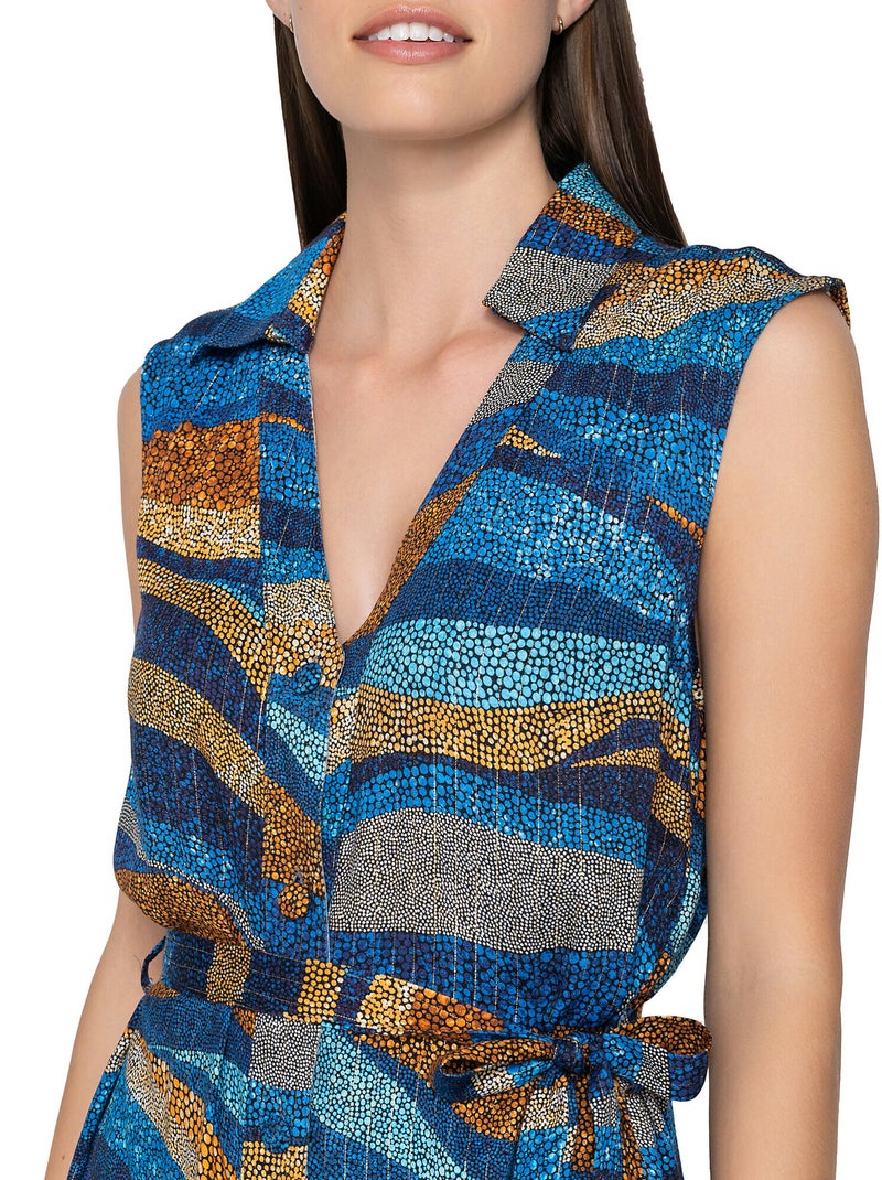 Robe estivale sans manches Liberty Multicolore - Kiabi