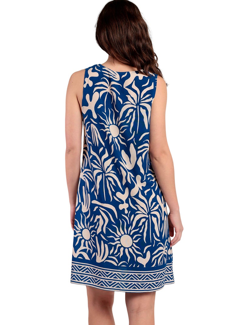 Robe estivale sans manches Sun Summer Bleu - Kiabi