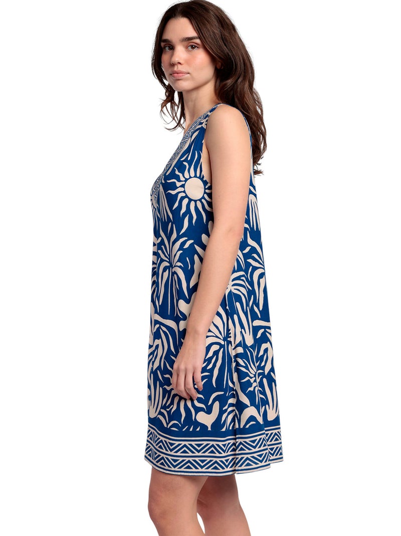 Robe estivale sans manches Sun Summer Bleu - Kiabi
