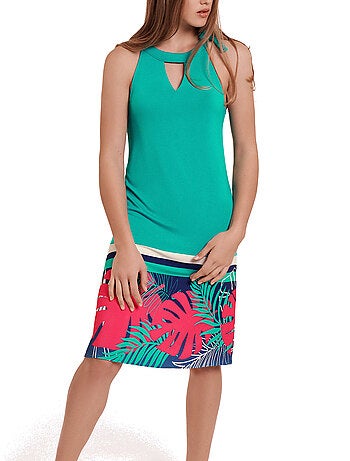 Robe estivale sans manches Tahiti