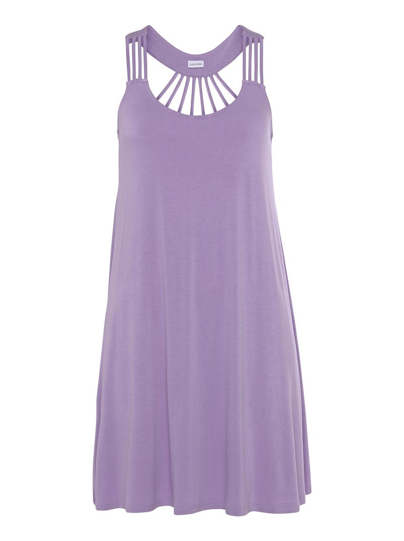 Robe estivale sans manches Tropic Violet - Kiabi