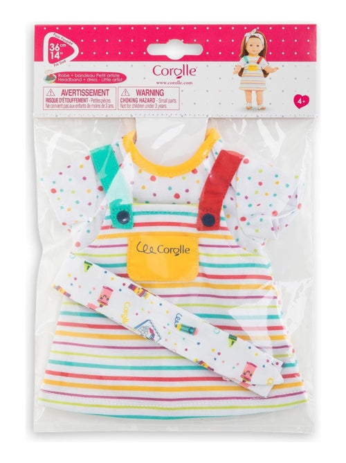 Robe et Bandeau Petit Artiste pour poupée ma Corolle - Kiabi