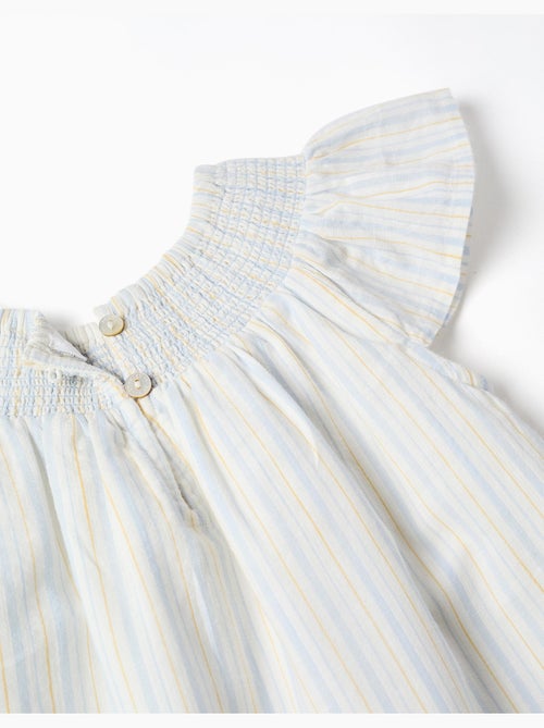 Robe et bloomer en coton à rayures B&S - Kiabi