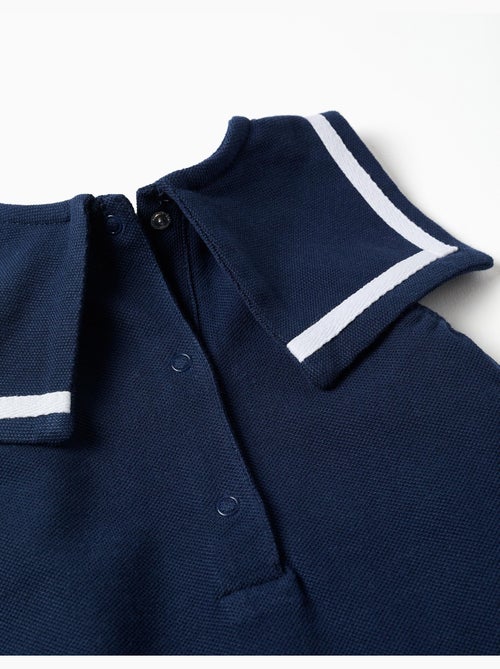 Robe et bloomer en piqué de coton - Kiabi