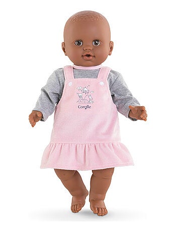 Robe et T-shirt Bords de Loire pour poupon 36 cm