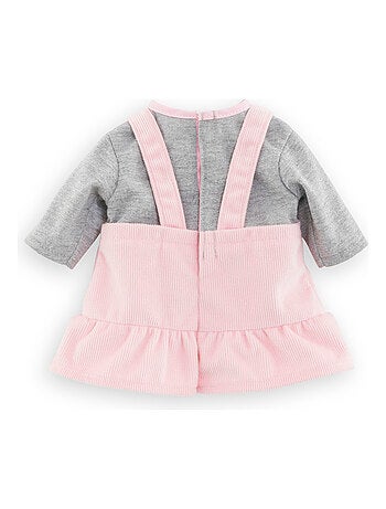 Robe et T-shirt Bords de Loire pour poupon 36 cm