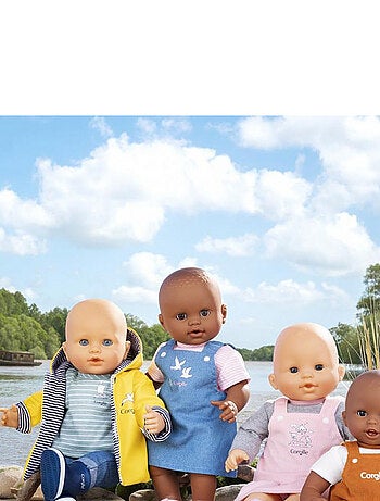 Robe et T-shirt Bords de Loire pour poupon 36 cm