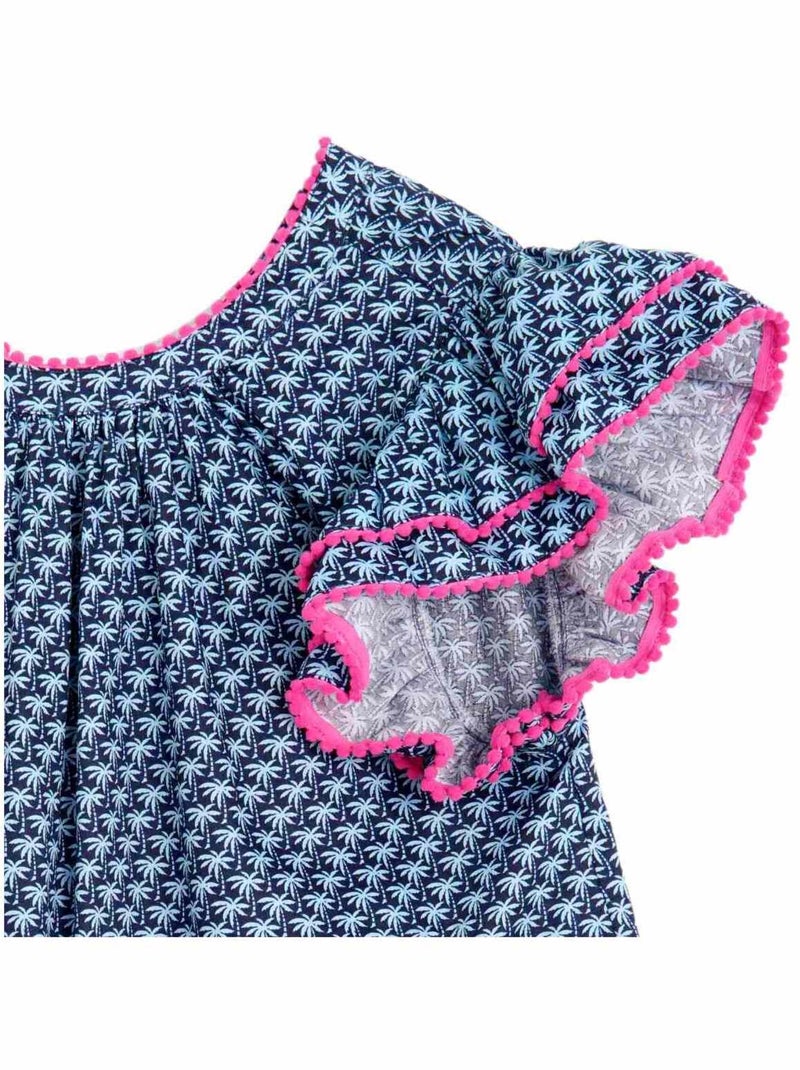 Robe  Été   Ample  BUTTERFLY - La Faute à Voltaire Bleu marine - Kiabi