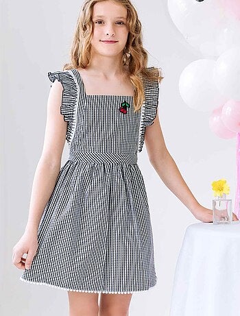 Robe Été Carreaux Vichy LILI - La Faute à Voltaire