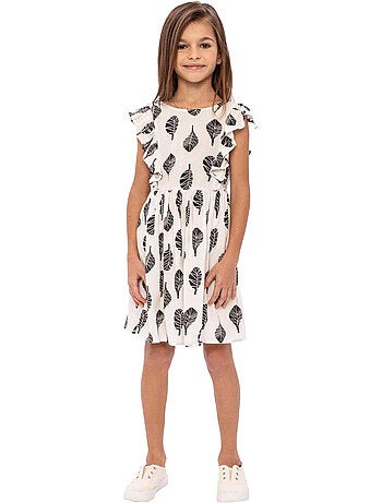 Robe été motif/style feuilles - minoti