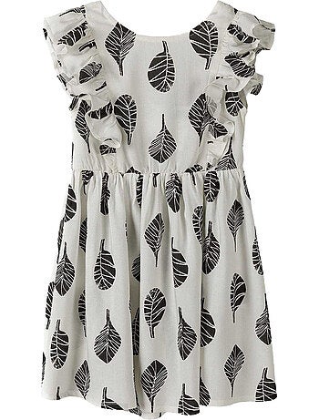 Robe été motif/style feuilles - minoti