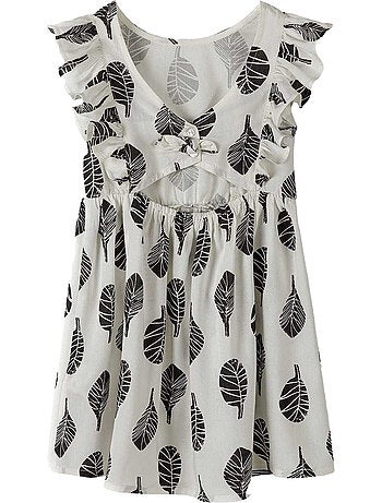 Robe été motif/style feuilles - minoti