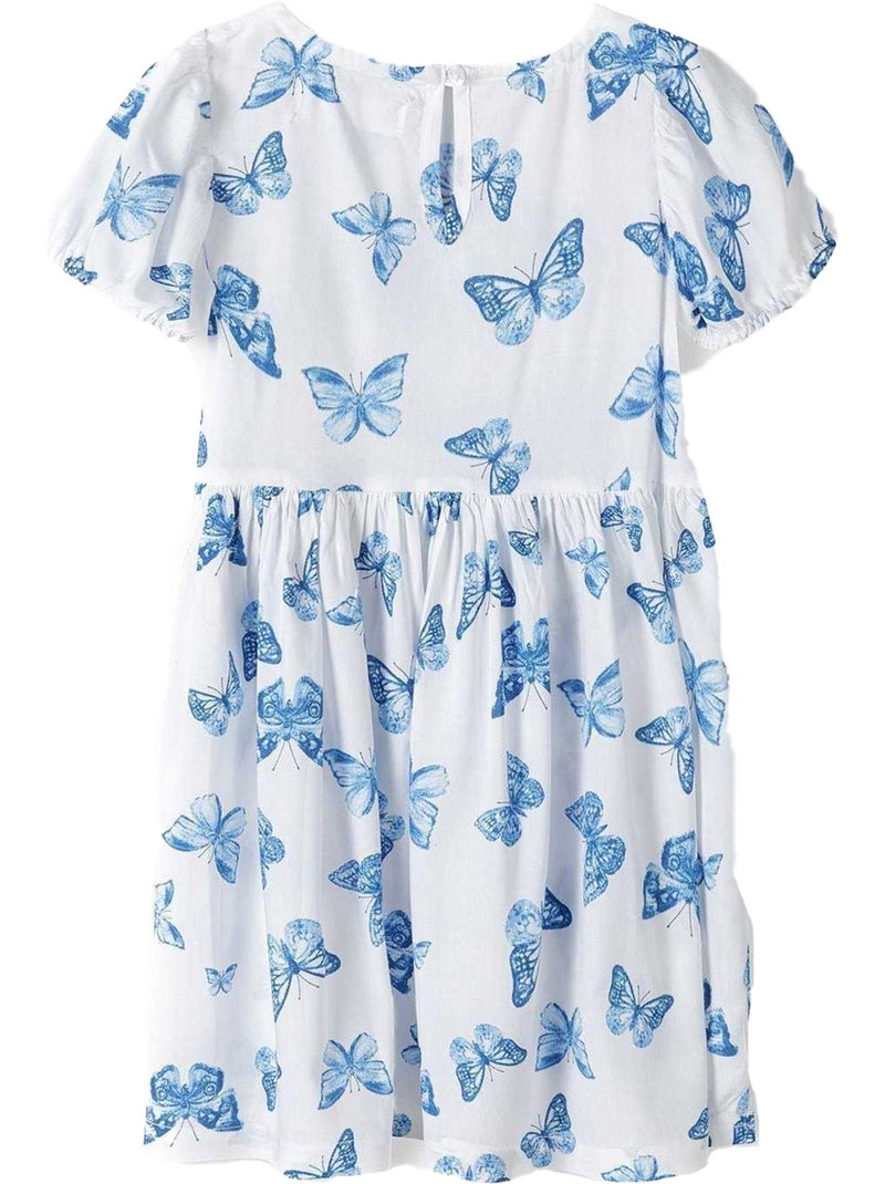 Robe été motif/style papillons - minoti Blanc - Kiabi