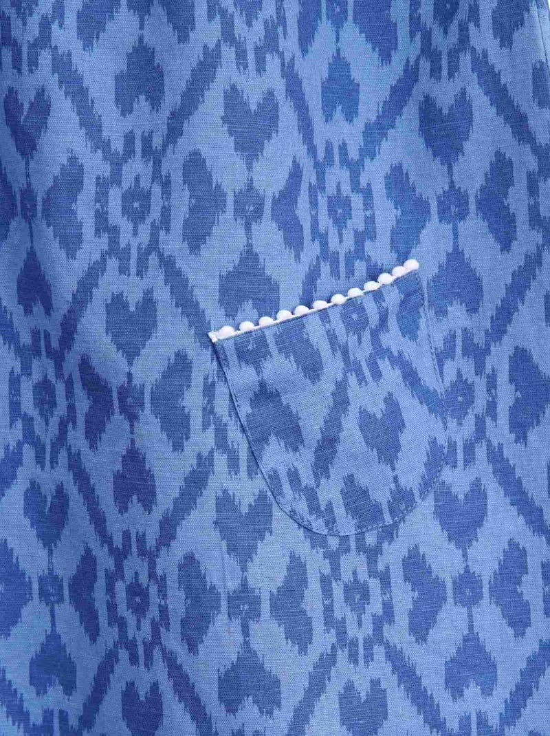 Robe  Été  Tie and Dye Ample  BUTTERFLY - La Faute à Voltaire Bleu marine - Kiabi