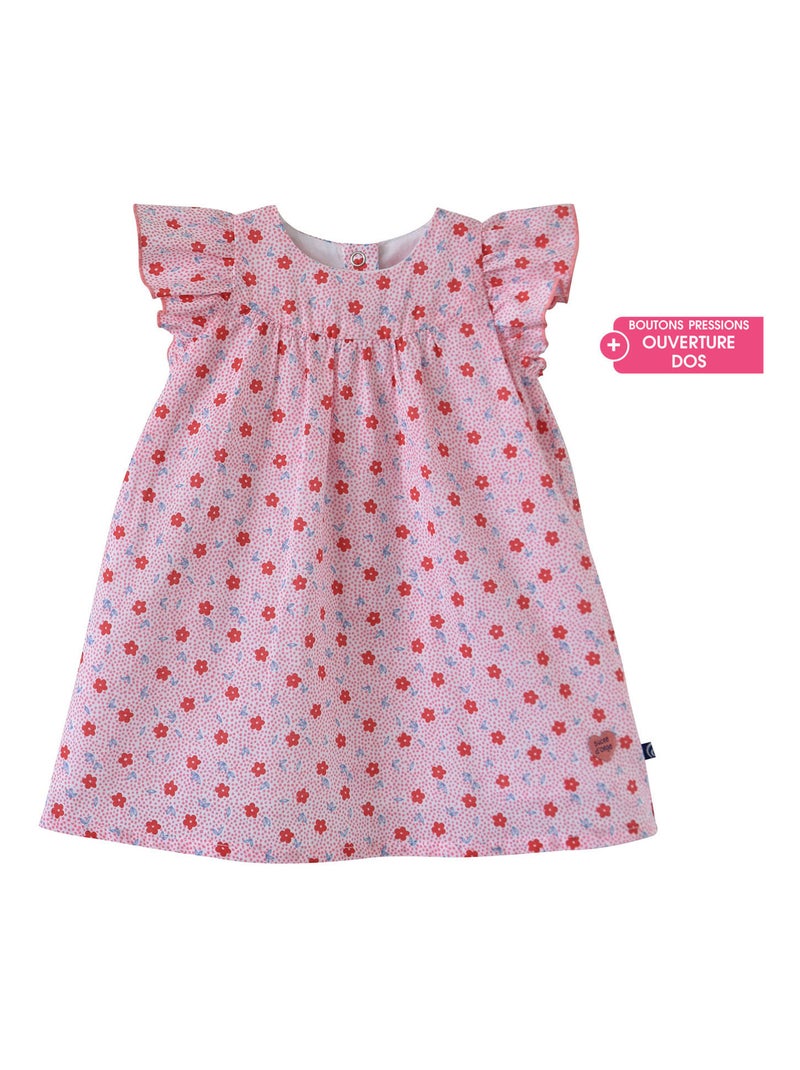 ROBE EULALIE A MOTIF BEBE Rose - Kiabi