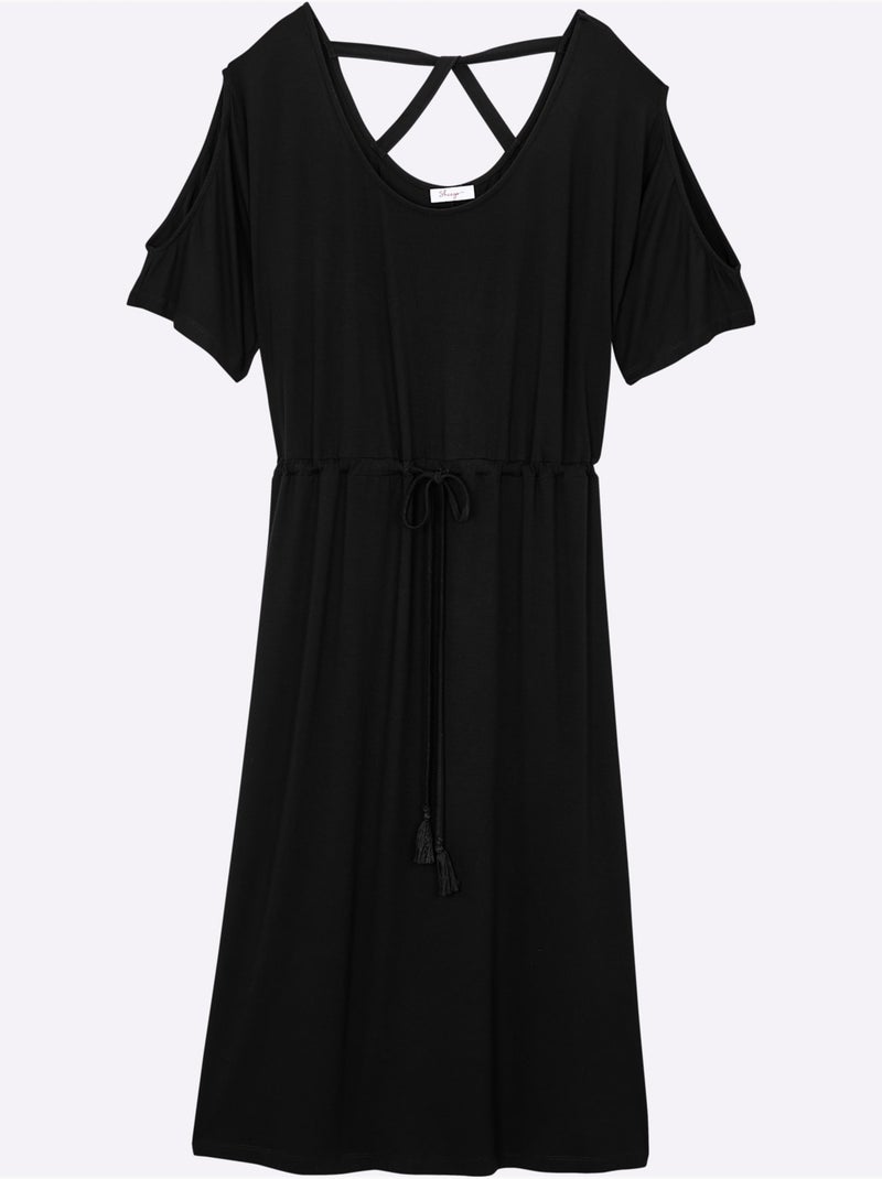 Robe évasée - Taille Standard - Sheego Noir - Kiabi