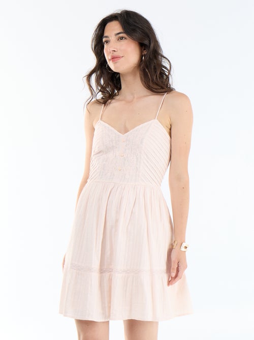 Robe évasée à bretelles - Kiabi Robe évasée à bretelles - Kiabi