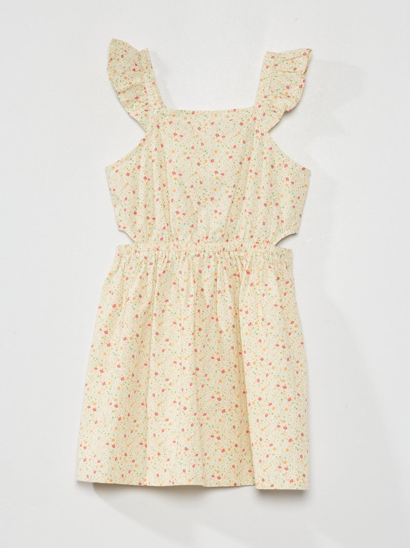 Robe évasée à bretelles Blanc - Kiabi