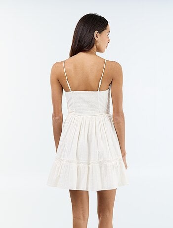 Robe évasée à bretelles