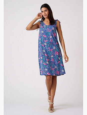 Robe évasée climatyl en maille - damart