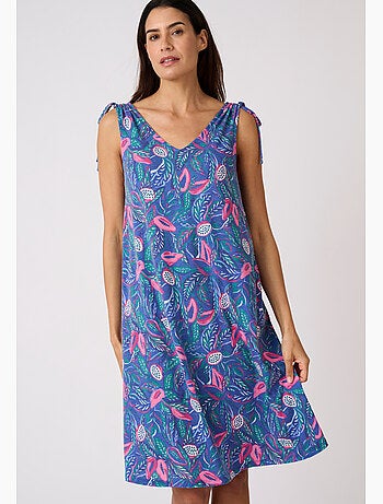 Robe évasée climatyl en maille - damart