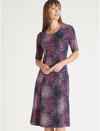 Robe évasée en maille - DAXON