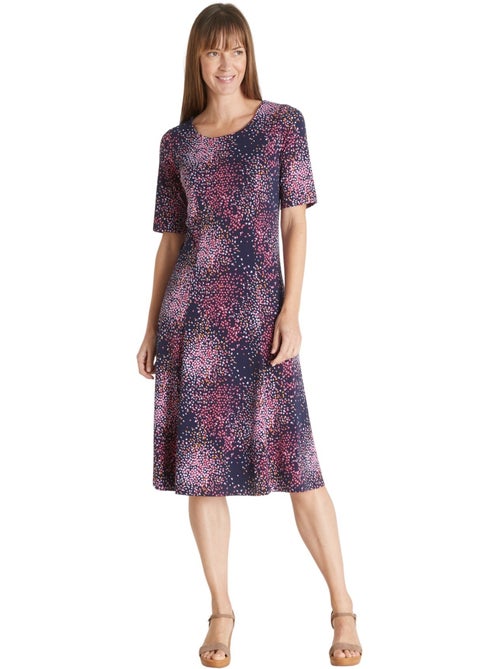 Robe évasée en maille - DAXON - Kiabi