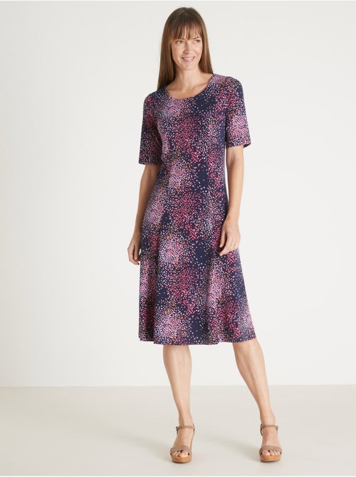 Robe évasée en maille - DAXON - Kiabi