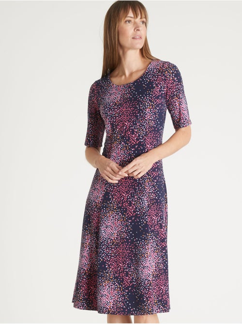 Robe évasée en maille - DAXON - Kiabi