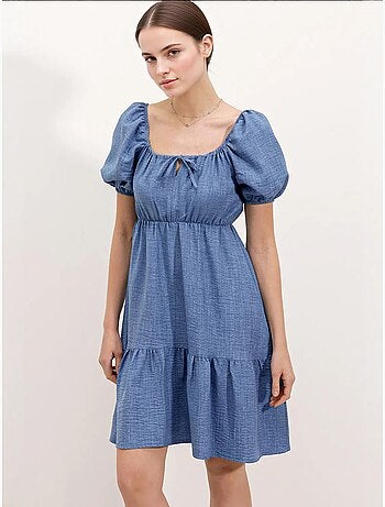 Robe évasée en popeline bdart