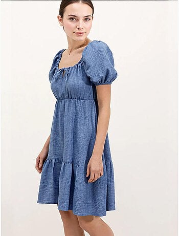 Robe évasée en popeline bdart