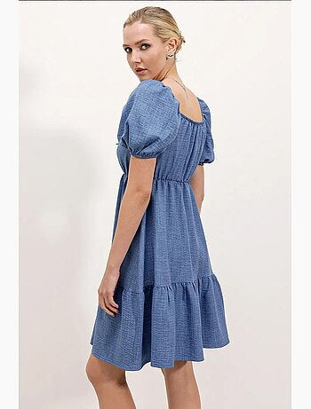 Robe évasée en popeline bdart