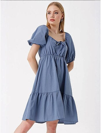 Robe évasée en popeline bdart