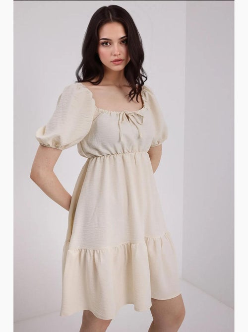 Robe évasée en popeline bdart - Kiabi Robe évasée en popeline bdart - Kiabi