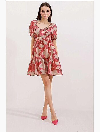 Robe évasée en popeline bdart