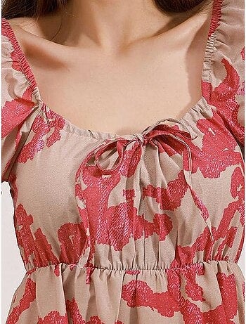 Robe évasée en popeline bdart