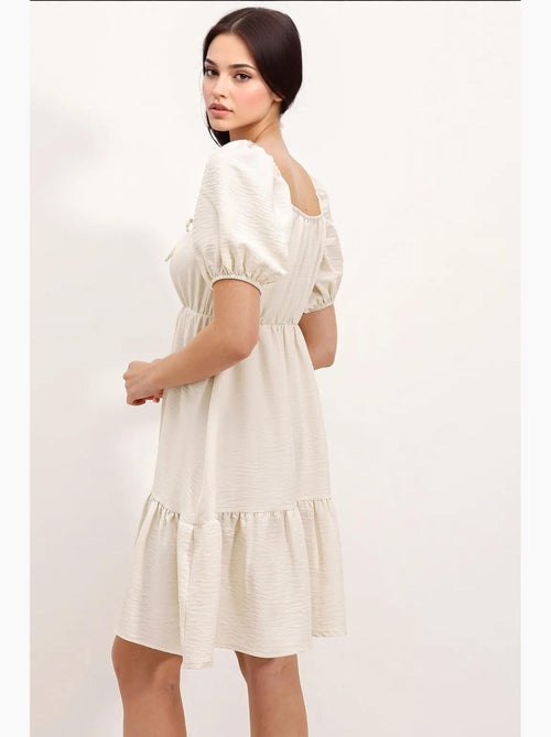 Robe évasée en popeline bdart - Kiabi Robe évasée en popeline bdart - Kiabi